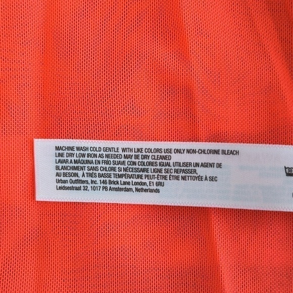 NWT By Anthropologie Strapless Ruched Mini Dress in Coral, 1X - Picture 8 of 10